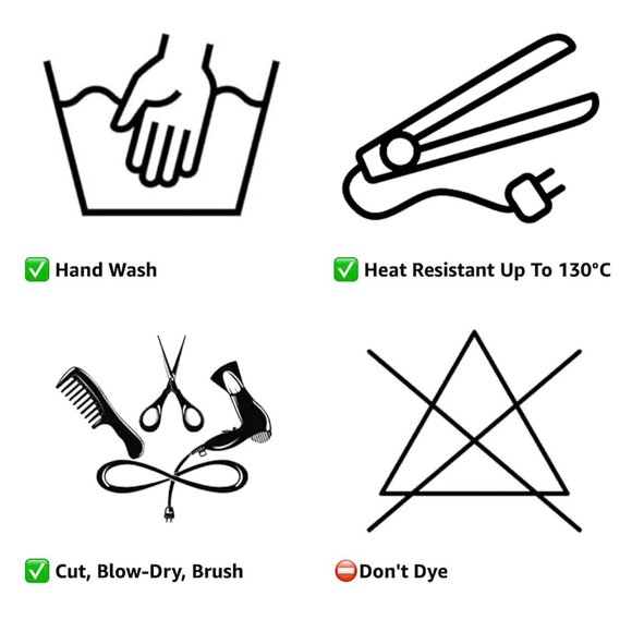 2 In 1 Ponytail Hairpiece Synthetic Brown Wavy 12/14 Inch Clip Extension - Picture 9 of 9